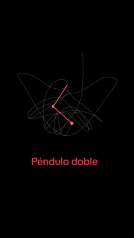 Péndulo doble #maths #tecnología #universidad #visualización #ciencia#tecnología  #física 