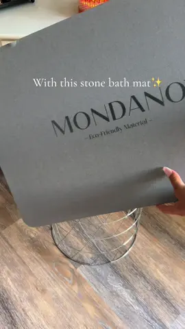 Such a small upgrade makes the biggest difference, fast drying with anti-bacterial and anti-fungal properties. You can find it using link in my bio under “as seen on tiktok”! #amazonhomefinds #amazonhome #stonebathmat #bathroomfinds #apartmentbathroom #amazonapartmentfinds #mondano #mondanohome #stonebathmat 