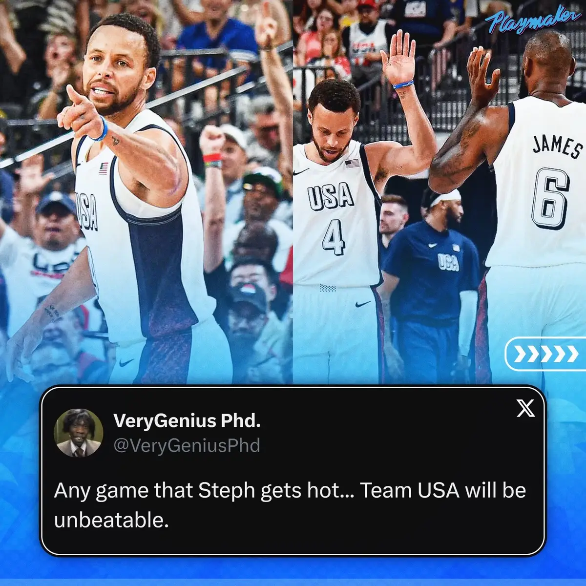 Team USA showed out against Serbia, winning their exhibition 105-79 🔥