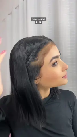 15 dias de penteados fáceis/ Dia 7: #penteadosfaceis #peinados #shorthair #hairtutorial 
