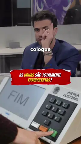 Qual sua opinião sobre as urnas eletrônicas? Comenta ai 👇🏼#pablomarçal #pablomarcal 