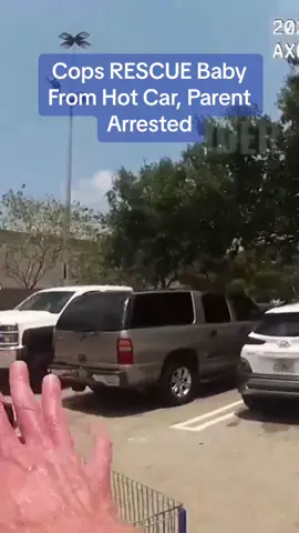Cops RESCUE Baby From Hot Car, Parent Arrested #cops #police #policeofficer #policeoftiktok #policeman #karen 