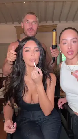 Get ready with me @SKKN BY KIM  Lip Gloss in NUDE 01 Lip Liner in NUDE 12  Highlighter in Honey Glow