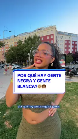 por qué hay gente negra y gente blanca?👧🏼👧🏿 pues os lo cuento!!🤓☝🏽estoy muy contenta de que os esté gustando esta pequeña sección bióloga porque me permite refrescar la memoria y seguir en contacto con la ciencia de qué os gustaría que hablásemos en próximos vídeos? jiji #divulgacioncientifica #biologia #colordepiel 