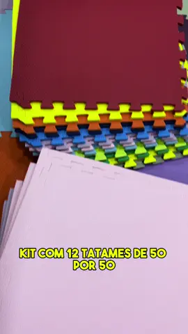 Kit com 12 tatames e.v.a com 50x50x1cm! Pronta entrega! Qualidade premium! 