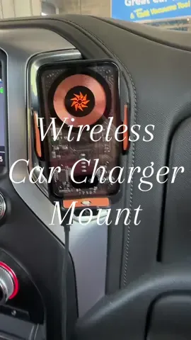 I just cant get over the looks of this charger!! It is too cool!! Grab one below!! Have a mount and charger all in one!! I love filming in the car from this angle especially when I am the passenger princess 😘 #carcharger #wirelesscharger #charger #wireless #affiliate #influencer #passengerprincessforlife #carfilming #mount 