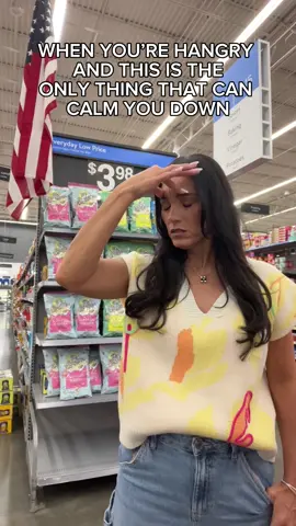 The only thing that calms me down when I'm hangry… grabbing @Be Happy Snacks at @Walmart 💙