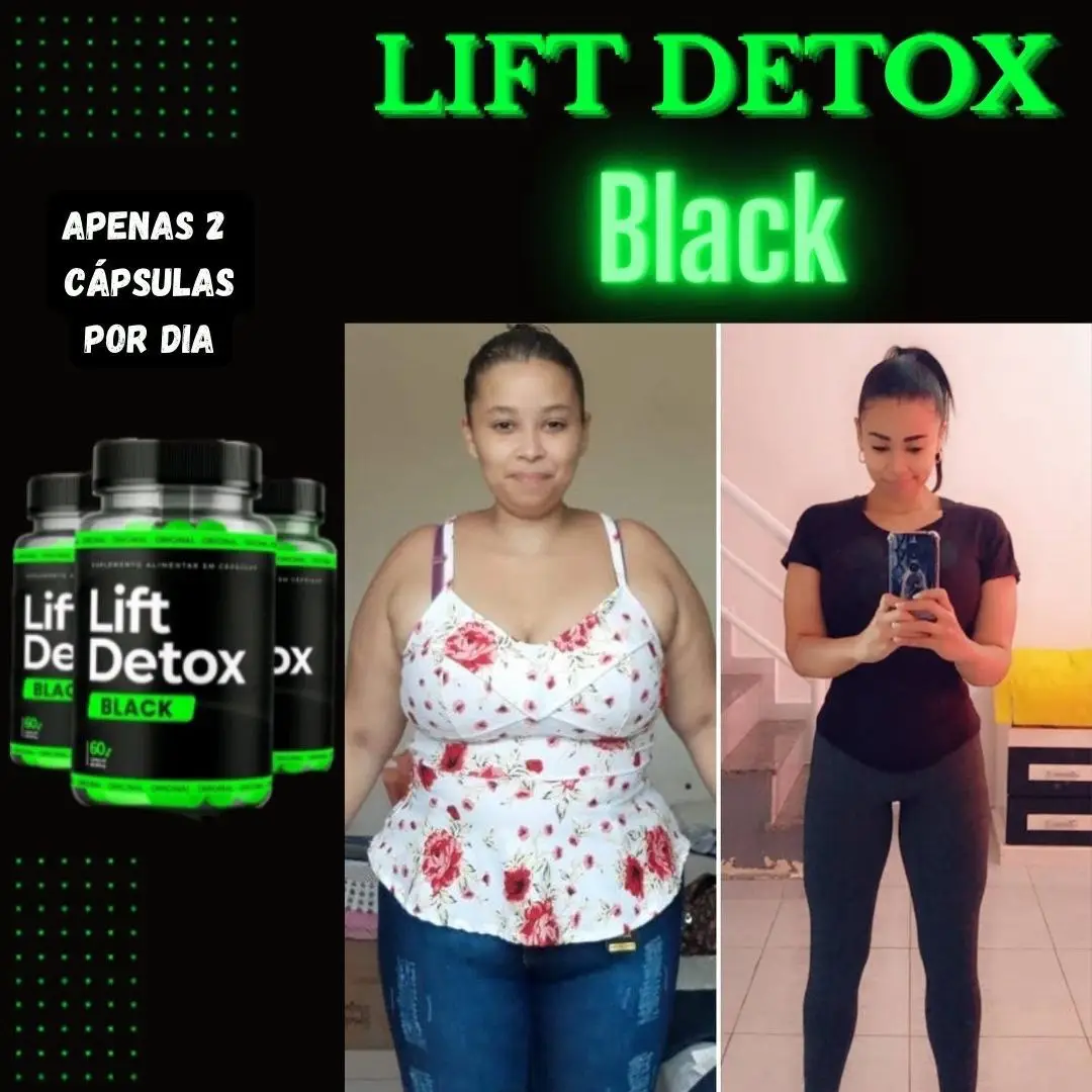 Chegou o queridinho das mulheres! Lift Detox Black, ele é um inibidor de gordura corporal com efeito bariátrica e o mais importante é que é uma cápsula 100% natural! E os benefícios são: 🥗Queima gordura localizada ☘️ Diminui a fome 🍃 Acelera o metabolismo 🥬 Controla ansiedade 🌱 Regula o colesterol ruim e melhora o colesterol bom 🌿Mais disposição diminuindo o cansaço durante o dia 🥝Regula o intestino 🫛Ajuda quem tem muita retenção de líquidos 🔗Acesse o link na Bio⬇️ #emagrecimento #detox #emagrecer #Fitness #dieta #saude #vidasaudavel #lowcarb #foco #treino #emagrecercomsaude #fit #academia #nutricao #saúde #comidadeverdade #Lifestyle #reeducaçãoalimentar  #qualidadedevida #alimentacaosaudavel #bemestar #musculacao #perderpeso #personaltrainer #saudavel #fitnessmotivation #musculação #receitasfit #dietasemsofrer #meujeitosaudaveldeser #emagrecacomendodetudo