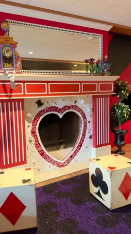 The Alice in Wonderland-themed work area at EPIC Intergalactic Headquarters, Verona, Wisconsin #aliceinwonderland #epicsystems #whimsicalworkplace #creativeworkspace #epic #wisconsin #usa 