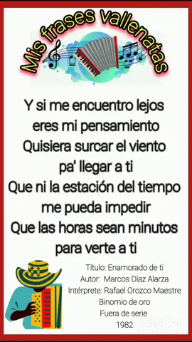 Mis Frases vallenatas 🪗 #vallenatoclasico #vallenatosromanticos #vallenatoestados  #musicavallenata  #homenaje #rafaelorozco #rafaelorozcoelidolo #binomiodeoro #binomiodeorodeamerica #Misfrasesvallenatas #acapella #acapella #voz #folclorevallenato  #marcosdiaz #musica 
