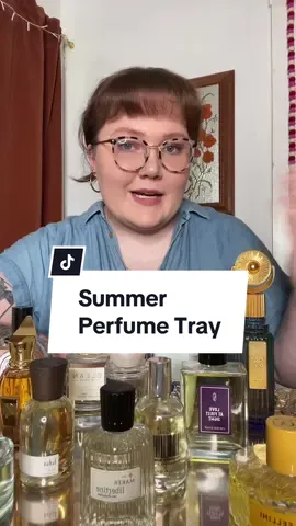 Summer tray curation time 🌞  . . PR: Cirque du Soleil, Gabar, The Maker Affiliate: Quattro Pizzi, La Capitale, & Basilico & Fellini are from Twisted Lily (ELISE10); Love at First Sight from Une Nuit Nomade (ELISE10) #perfumetok #perfumerecommendations #nicheperfume #fraghead #summerfragrance @Flower Shop Perfumes Co. @xerjoffgroup @Une Nuit Nomade Parfums @Régime des Fleurs @dedcool @Vilhelm.Parfumerie @The Maker @Botanica Co. @VERSATILE Paris 🌈 @Imaginary Authors @gabarworld 