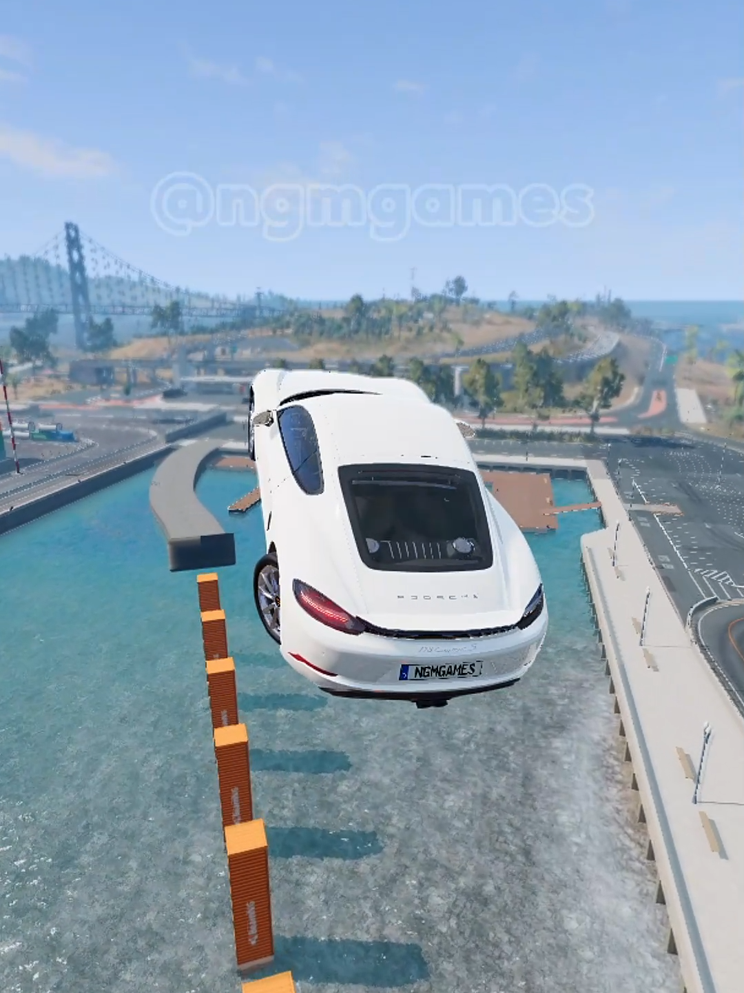 Qual carro salta 15 containers em pé? 🧐 pt.2 #gaming #simulador #carros #jumptest