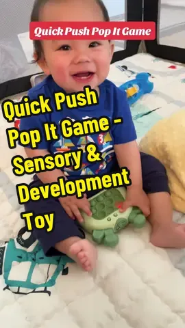 ON SALE FOR UNDER $5 ➡️ GET IT IN THE TIKTOK SHOP #popit #quickpushgame #tiktokshop #onsale #babytoy #babytok #momtok #fungamestoplay #montessori 