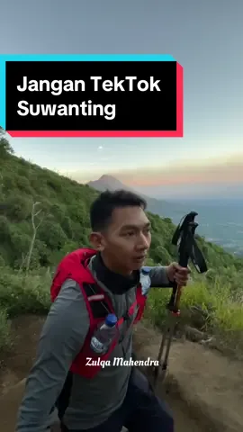 Jangan Tektok Gunung Merbabu via Suwanting jika tidak siap. Trek yang terjal dan waktu registrasi menjadi alasan utama. Registrasi baru dibuka jam 08:00, dan sudah pasti bakalan antri untuk proses administrasi dll. Artinya kemungkinan kita baru bisa start naik setelah jam 08:00.  Untuk yang fisiknya belum siap, kemungkinan besar akan turun dalam kondisi gelap/malam. Bagi saya pribadi jauh lebih baik naik subuh/dini hari, dibandingkan harus turun saat malam hari. Karena turun malam jauh lebih beresiko dibandingkan naik saat subuh/dini hari. Tapi para petugas di Gunung Merbabu berpikir sebaliknya. Setelah saya tanya2 mereka bilang registrasi dibuka jam 08:00 adalah untuk alasan keamanan. Jadi untuk naik diluar jam operasional harus menggunakan jasa guide lokal. Walaupun saya sering bolak balik merbabu tapi tetap saja mereka tidak mengizinkan. Katanya sudah aturan dari Taman Nasional. Jadi pada pendakian kali ini saya menggunakan jasa guide dari basecamp suwanting indah. Basecampnya nyaman dan orang2nya ramah. Untuk tarifnya sengaja saya tidak cantumkan karena ternyata setiap basecamp mematok harga yang berbeda2. Jadi untuk teman2 yang mau menggunakan jasa guide silakan bandingkan sendiri setiap bc nya. Semoga beruntung 😁 #pendaki #pendakigunung #pendakian #mendaki #gunung #gunungindonesia #gunungmerbabu #merbabu #sabana #merbabuviasuwanting #trailrun 
