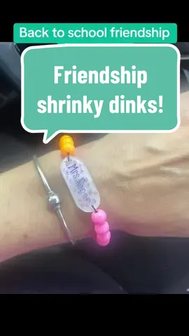 How I will combine frindship bracelets with my favorite #firstdayofschool book, Our Class is a Family! I am going to make each kid their very own name charm on #shrinkydink paper (see my pinned video for how to shrinky dink)! Then I will bag up the charm, some colorful beads, and a piece of string (with a bead tied on the end)! After we read the story, kids will make their #friendshipbracelets and I will walk around and tie them up as kids woek on the 2 follow up activities (shown at the end of the video)! Let me know what you think!!! I am so excited!! #classroom #teacher #teachertok #fyp #backtoschool #cutelittlethings #backtoschool2024 #firstdayofschool 