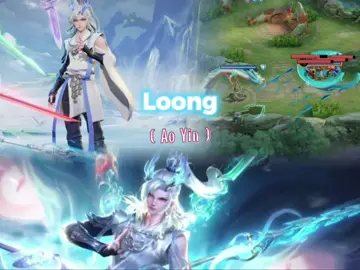 Loong - Habilidades (Honor Of Kings) #game #honorofkings #hok #jogo #loong #aoyin #dragao #elementos 