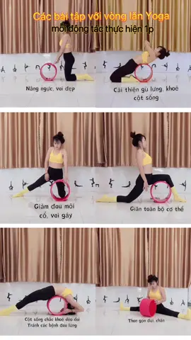 Mỗi ngày dành 5p lăn lưng với vòng yoga để trẻ, khoẻ, đẹp nhé các chị em 🧘‍♀️🖤. #duyyoga 