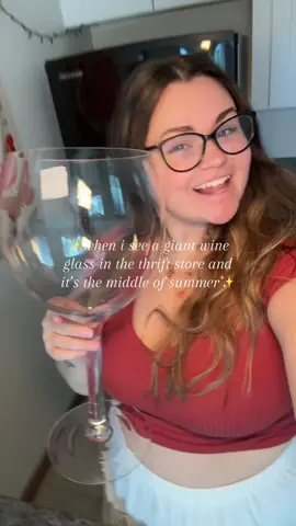 Yall if you thought my giant martini glass was huge then this thing is absolutely massive #oversizedwineglass #giantwineglass #oversizeditems 