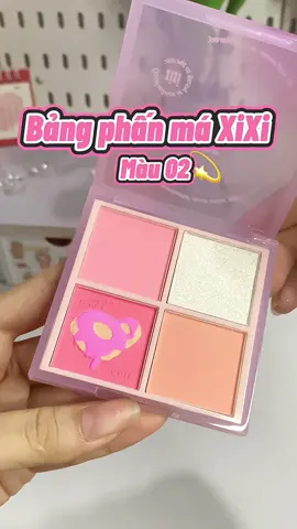 Bảng phấn má 4 ô XiXi 💥💫🤭✨#kaporeview #phanmahong #mahongxixi #xuhuongtiktok #domakeup 
