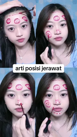 Arti dari posisi jerawat, kalian udah tahu belum nih #cerrynabeautytips 