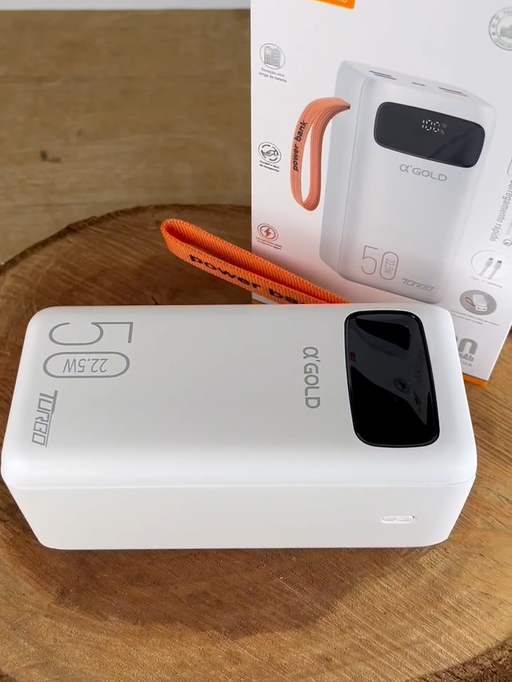 Power Bank 50.000mah Carregador Rápido Com Display Portátil #powerbank50000mah #carregadorportátil #carregadorturbo