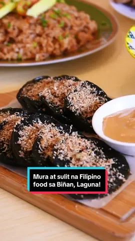 Another great place for Filipino food lovers. All the food that they offer will surely melt and fill your appetite! 🍽️🇵🇭 #sulit #halohalo #binagoongan #kutsinta #filipinofood #trending #viral #Foodie #foodtiktok #fyp 