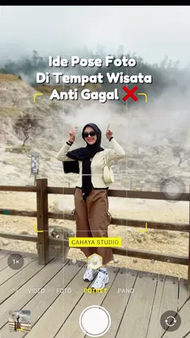 SAVE & SHARE ! Ide pose di tempat wisata..   siapa yg pernah ke Diengg ??  #wonosobo #dieng #ideposefoto #hijab #hijabstyle #HijabFashion #ootdhijab #OOTD #outfit 