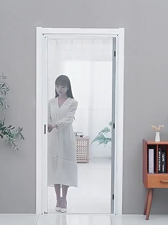 Aluminum frame invisible folding screen door,thickned aluminum profile,doubled handles,position can be adjustable,saving space up tp 70％,be effective to proof mosquitoes and insects.More detail,contact me.wechat/whatsapp:86+18103280835 #aluminum#aluminumwindows#foldingdoorEmail:kari123@insects-screen.com