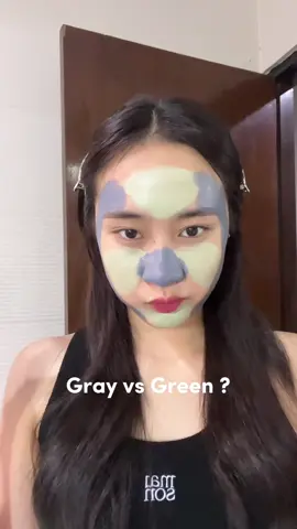 สงสัยกันมั้ยสีเทากับสีเขียวต่างกันยังไง?🌚🧼 #glad2glowth #getunreadywithme #glad2glow #claystickmask #mugwortmask #volcanomask #รีวิวบิวตี้ #ใช้ดีบอกต่อ 