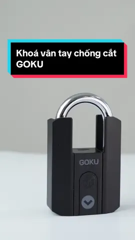 Review Khoá vân tay chống cắt GOKU #novagr #LearnOnTikTok 