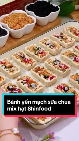 Bánh yến mạch sữa chua mix hạt Shinfood #shinfood #banhyenmach #banhsuachuayenmachmixhat #anngoncungtiktok #food #snack #doanvat 