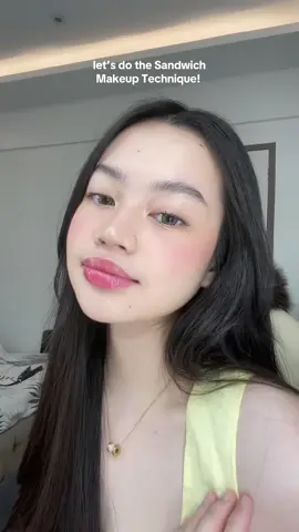 sandwich makeup technique for that dewy makeup look! 🤍  #dazzlemeph #dazzlemedewyfix #dazzlemesettingspray  #sandwichmethod #dewymakeup 