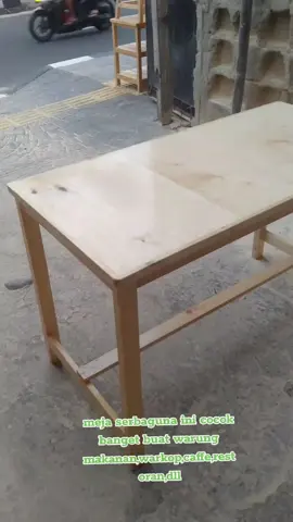 meja serbaguna minimalis uk UK PLT : 120x60x75 #mejaserbaguna#mejamakan#mejawarung#mejawarkop#mejacafe#mejabelajar#mejamakanminimalis#furniture#mebel#jati#fyp 