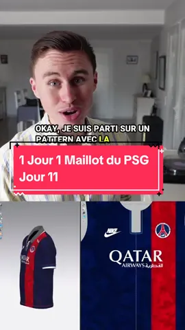 1 Jour 1 Maillot du PSG | JOUR 11  ➡️ J'arrête pas tant que le Paris Saint Germain / Nike me contacte pour produire officiellement le maillot #lhumaine #1jour1maillot  #football #olympiquedemarseille #teamom #om #psg #parissaintgermain 