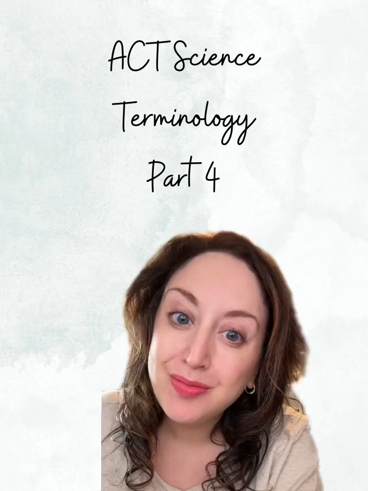 Know your chem terminology for a perfect ACT Science score. #act #acttest #actprep #acttestprep #actscience #acttutor #tutor #Science