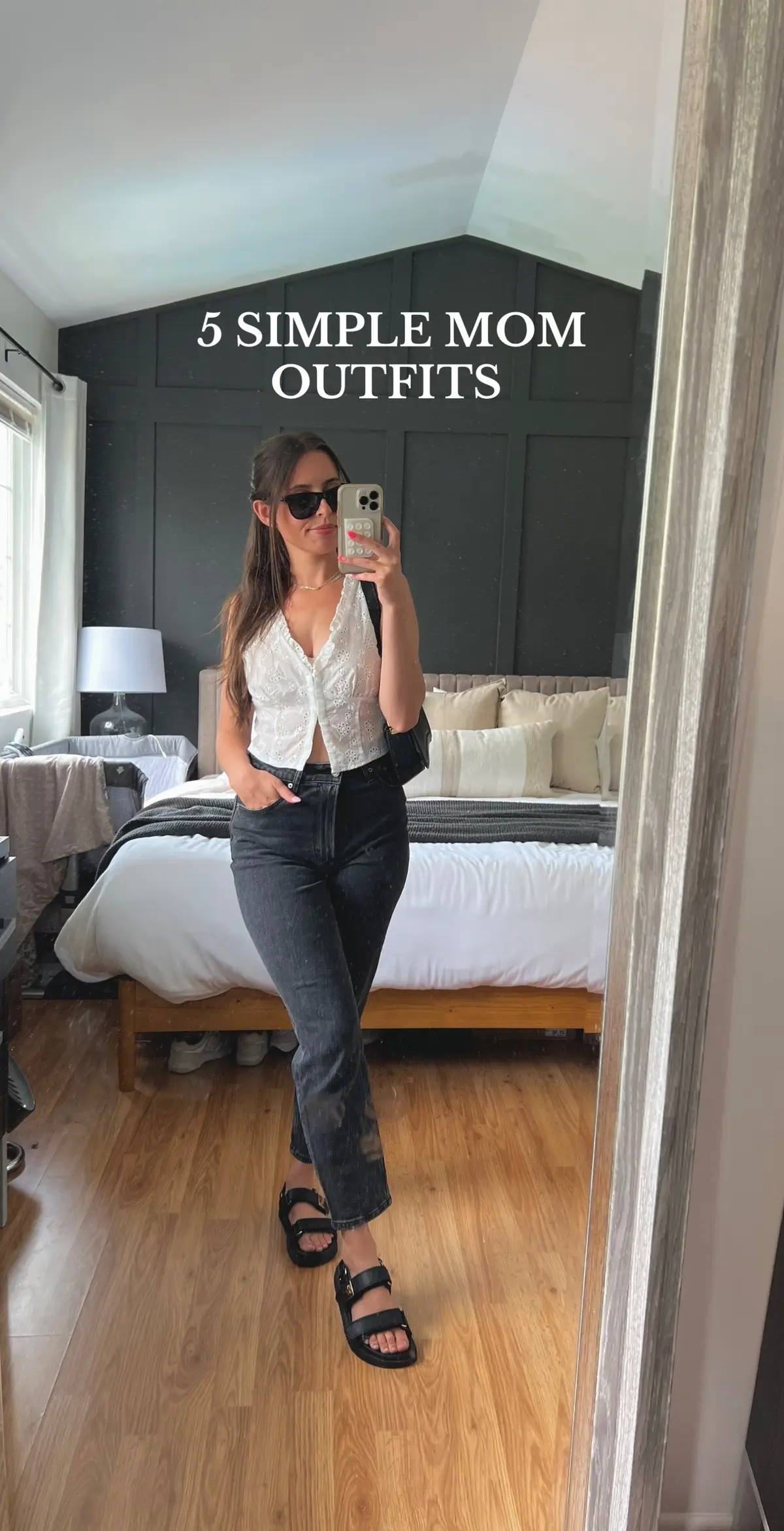 Simple mom outfits of the week 🫶🏻  #easyoutfits #MomsofTikTok #momoutfit #summeroutfit #cuteoutfits #OOTD 