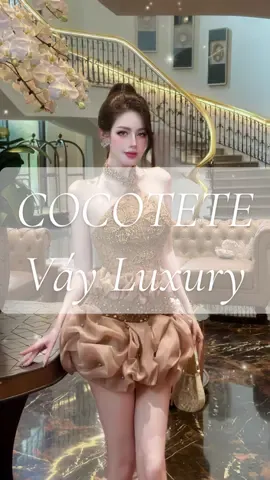 Váy sexy sang chảnh dự tiệc xuất sắc nàng nhé #vaythietke #vaydutiec #vayxinh #cocoteteluxury 