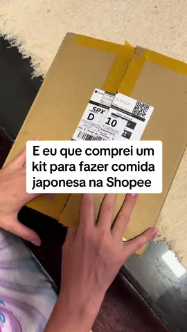 Sei fazer comida japonesa? Não sei kkk #comidajaponesa #japan #japones #comida #shopee 