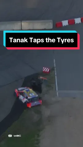 *bonk* 😘 Ott Tanak had a little kiss with a tyre bale on the opening stage of Rally Latvia, but he got away with no damage and minimal time loss. #RallyLatvia #WRC #rally 