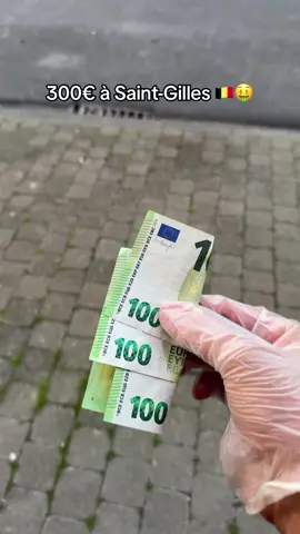 300€ à saint-gilles 🤑🇧🇪 #argent #cash #bruxelles #saintgilles 