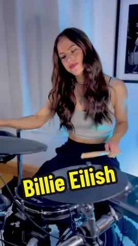 Birds of a feather 🪶 #billieeilish #drummer #drumcover #femaledrummer 