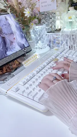 🤍 link in bio 🩶Coupon code: 4ZJ886NY0ZXV  🩶For this keyboard, I chose the Gulu silent switches. The 