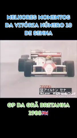 Ayrton Senna conquistou a décima vitória da carreira no circuito de Silverstone, debaixo de chuva - GP da Grã Bretanha 1988🇬🇧 #f1tiktok #f1 #brasil🇧🇷 #brasil #galvaobueno #Nostalgia #formulaum #F1 #formulaone #formula1tiktok #ayrtonsenna #senna #mclaren #1988 #silverstone #england 