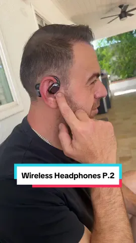 He liked them! But not sure if he’ll shower while having them on😂 #headphones #viralheadphones #earbuds #husbandwife 