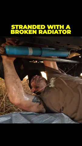 STRANDED with a broken radiator... 😳 With 100s of KM's to go, Shauno's gotta pull a rabbit out of his hat for this one! Missed the ep? Head to our YouTube 🤙🏻 - #4x4 #offroading #overlanding #touring #adventure #explore #overland #4x4ing #radiator #mechanic #landcruiser
