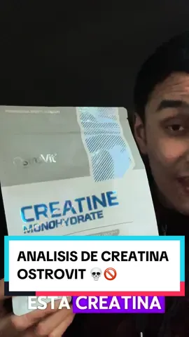 Analisis de creatina ostrovit 💀🚫 #ostrovit #creatinaenpolvo #creatinemonohydrate #creatina #viral #creatinafalsa @SUPLEMENTOS CBULL CHILE @Suplementos mayorista Chile 