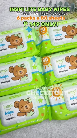 Inspi Baby Lite Baby wipes Powder scent (New Packaging) restock! Click the yellow basket to check out. #inspibabywipes #inspikidsbabywipes #inspibabywipespowderscent #powderscent #inspiwipes #InspiBabies #makingpremiumaffordablewithinspibabies #babiesessentials #fyp 