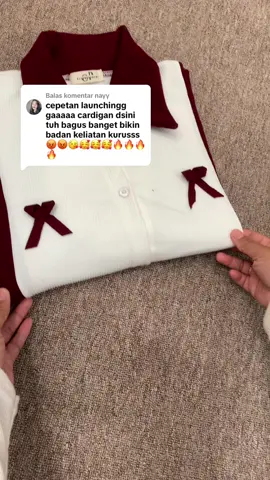 Membalas @nayy sudah launching yah ka😻 sekali lagi makasih loh buat kakanya🥰 #cardigan #belilokal #korean #oversize #launching 