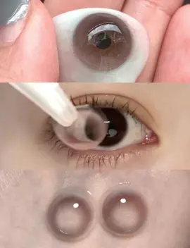Thật là một màu sắc tự nhiên! Kính áp tròng có thể đeo mà không cần trang điểm.🤩 #contactlens#brownlens#softlens#coloredcontactlens#4youcontactlens#TikTok
