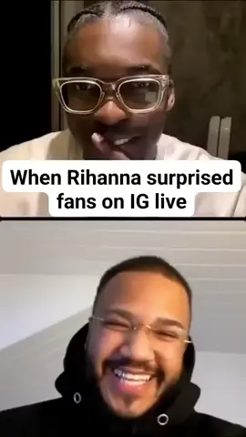 when Rihanna suprised fan on IG live.#shorts#rihanna#viral